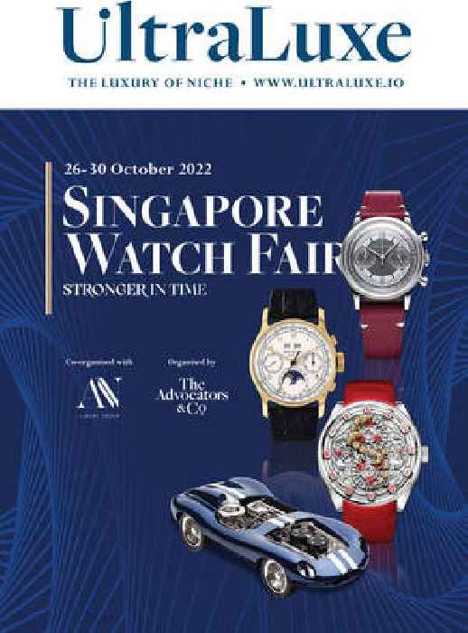 Singapore Watch Fair to Debut in October 2022 as an Iconic Watch Fair, Presenting the Best of Watchmaking from Around the World