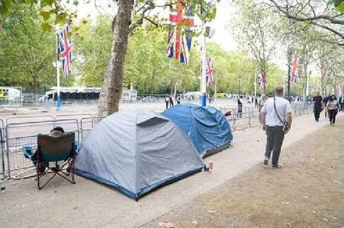 No waiting or camping allowed on Queen’s coffin route