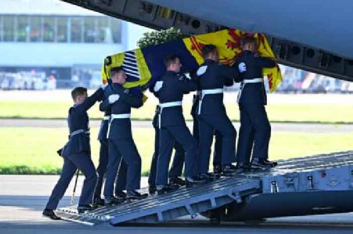 Queen's coffin leaves Scotland as RAF aircraft departs Edinburgh Airport