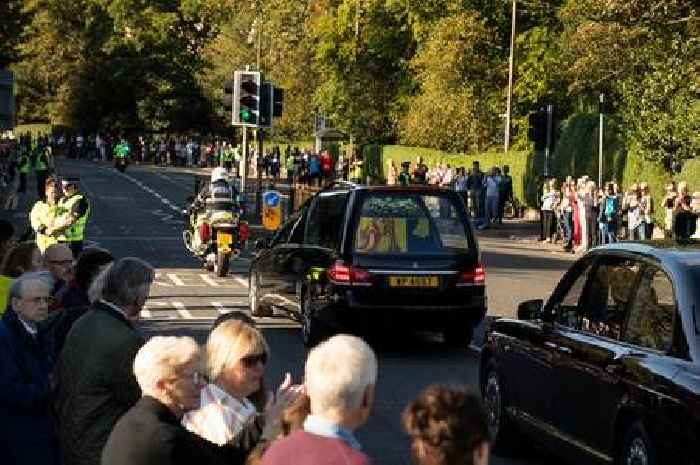 Queen leaves Edinburgh for last time as mourners line streets for coffin's departure