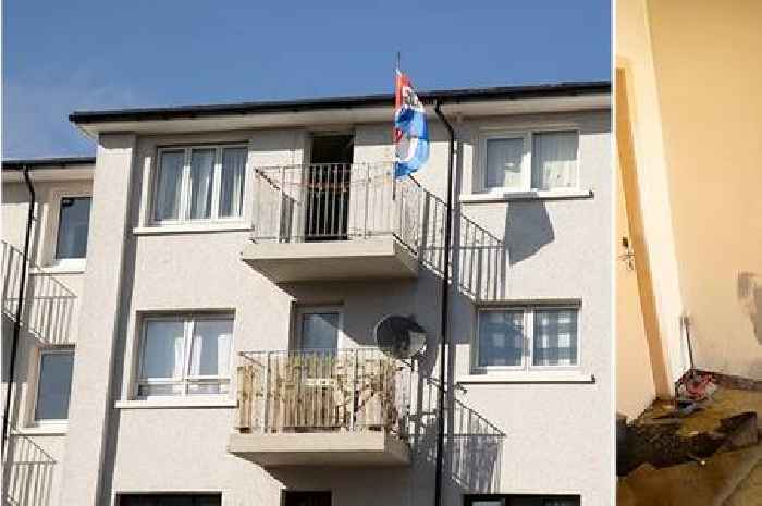 Terrified Ayr mum and pregnant daughter trapped in top floor flat after murder bid blaze thugs torched door