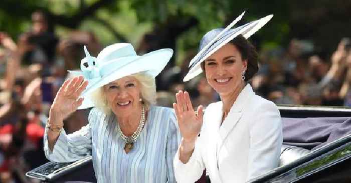 Kate Middleton & Queen Consort Camilla Travel Behind Queen Elizabeth's Coffin Procession — Without Meghan Markle