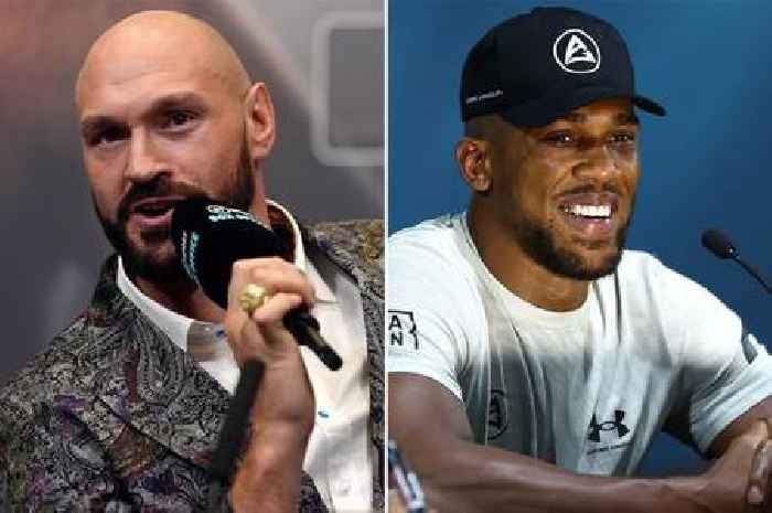 Tyson Fury's ex-sparring partner tips Anthony Joshua to win as he makes cheeky reminder