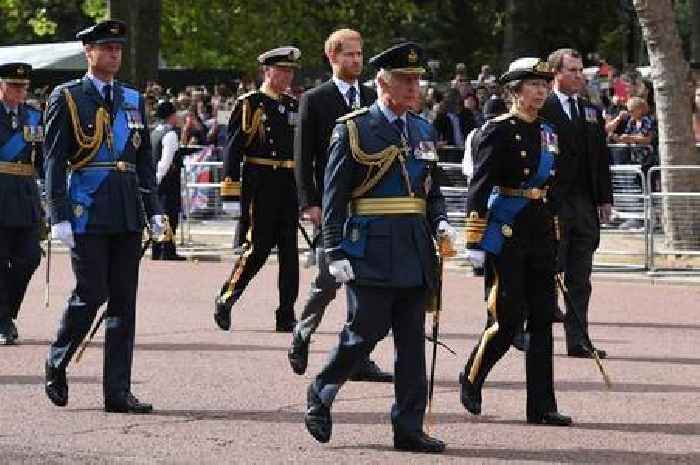 Queen's 'favourite grandson' moved to allow William and Harry to walk together in procession