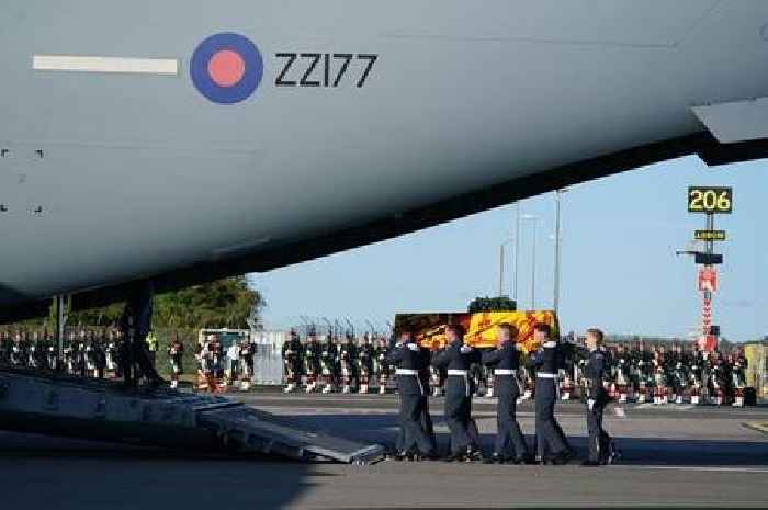 Flight carrying Queen's coffin on final journey from Scotland 'most tracked in history'