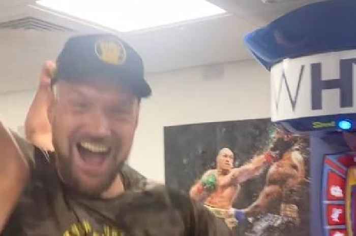 Tyson Fury demolishes punch machine challenge and Anthony Joshua’s record