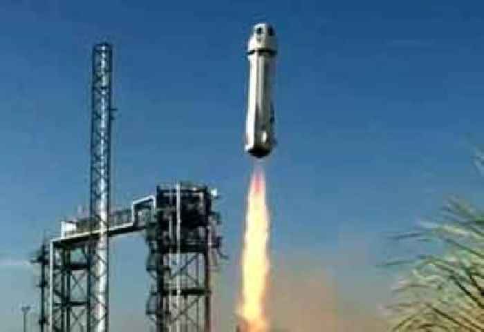 Jeff Bezos' Blue Origin Rocket Explodes After Liftoff Crew Capsule Makes Successful Escape