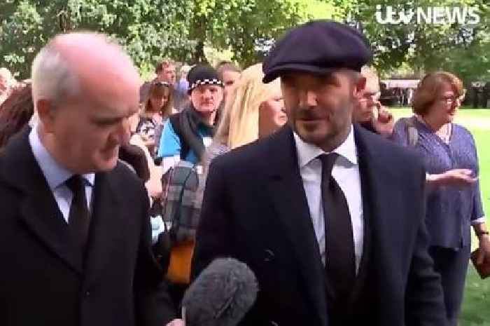 David Beckham speaks about joining the queue to see Queen's coffin at 2am