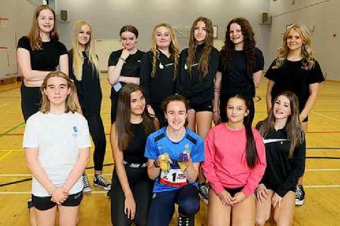 Olympic athlete gives PE session to Lanarkshire pupils after being impressed by youngsters' winning fitness app