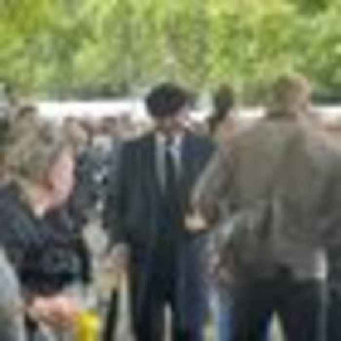 David Beckham spotted in queue to view Queen lying in state
