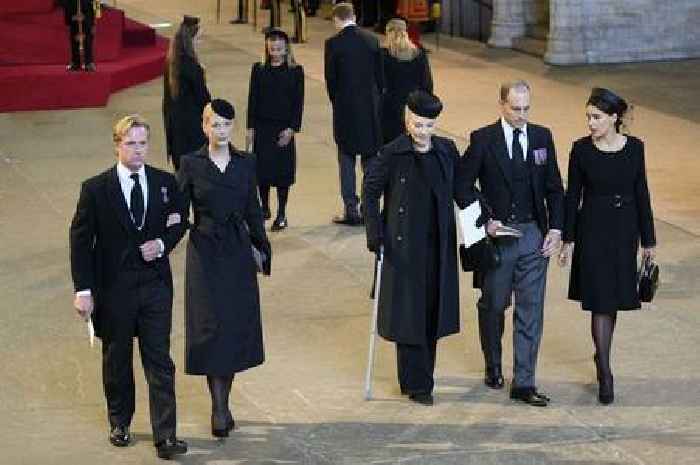Peep Show actress Sophie Winkleman joins royals for vigil at Queen's coffin