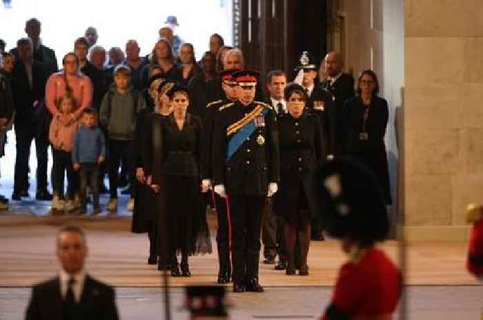 Prince Harry dons military uniform as he joins William at emotional Queen's coffin vigil