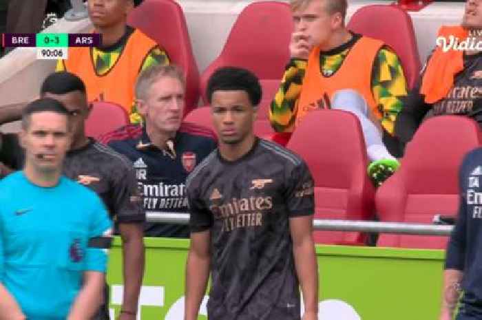 Ethan Nwaneri becomes youngest-ever Premier League player as he comes off bench for Arsenal