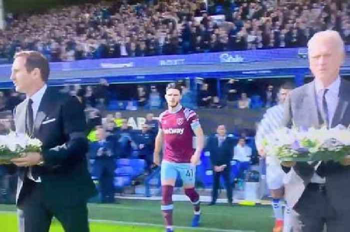 Frank Lampard and David Moyes make wreath error before Everton vs West Ham