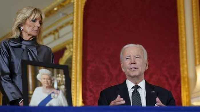 President Joe Biden And First Lady Jill Biden Remember The Queen