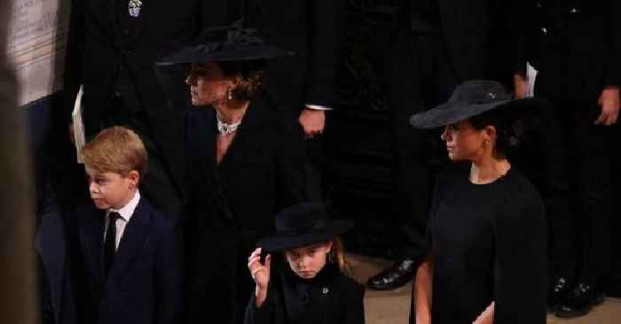 Burying The Hatchet? Kate Middleton & Meghan Markle Arrive Together At Queen Elizabeth's Funeral — Pics