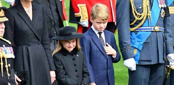 Following Protocols: Princess Charlotte Instructs Prince George 'To Bow' When The Queen's Coffin Passes Them