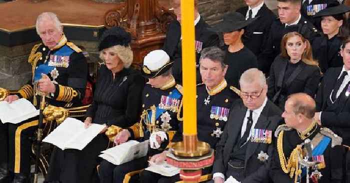 King Charles Seen Tearing Up At Queen Elizabeth's Funeral As He Puts Note On Her Casket