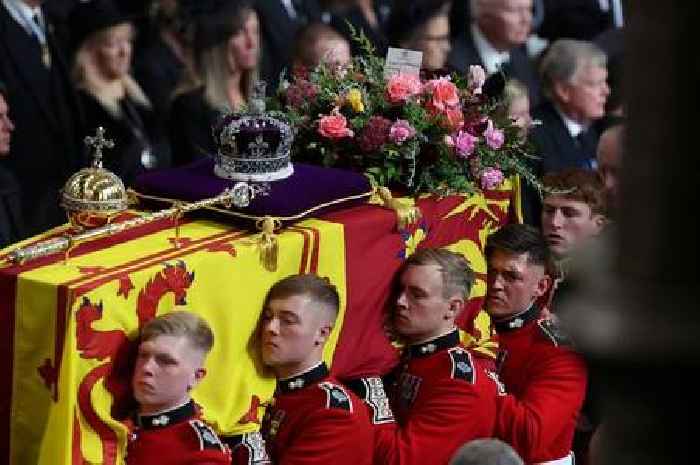 What King Charles' poignant handwritten note placed on top of Queen's coffin said