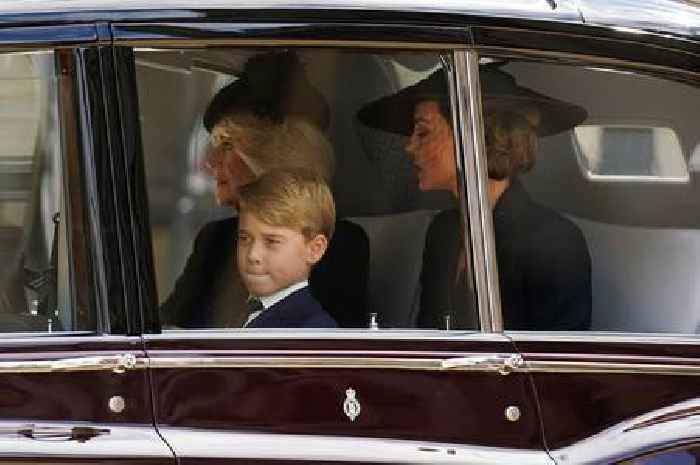 The Royal Family pictures at the Queen's state funeral