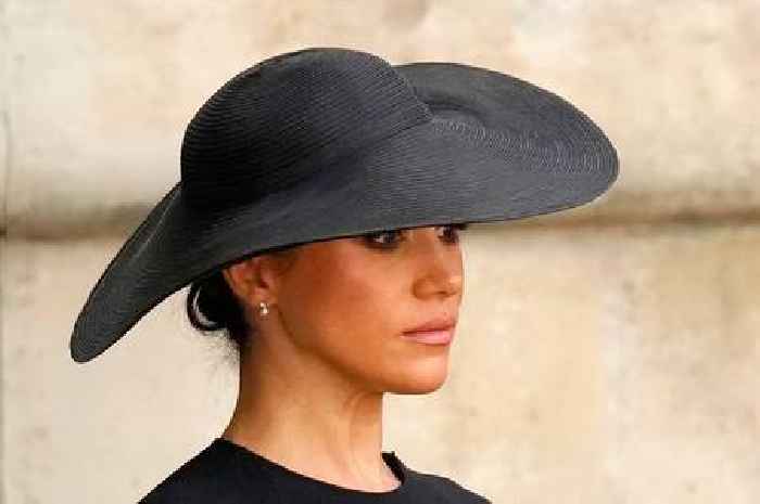 Meghan Markle matched Kate Middleton at Queen's funeral in sweet show of mutual grief