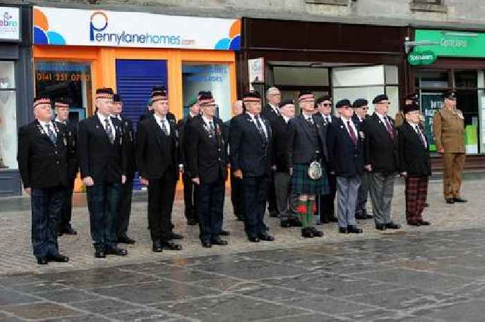 People across Renfrewshire joined the Royal British Legion in paying their respects to Queen Elizabeth II