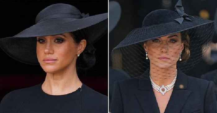 Meghan Markle Standing 'Slightly Away' From Royal Family At Queen's Funeral 'Signals A Possible Emotional Distance': Body Language Expert