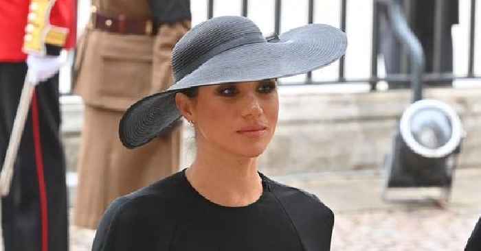 'She Is Like A Fish Out Of Water': Meghan Markle 'Indicated Feelings Of Shame & Victimization' At Queen Elizabeth's Funeral