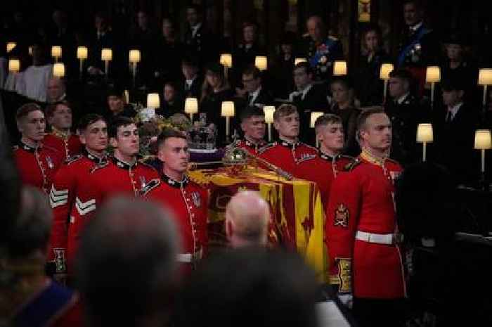 Proud local men among coffin bearers at Queen's funeral