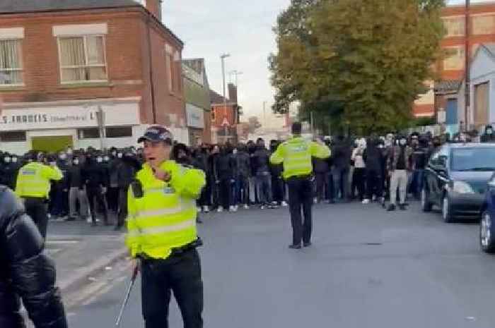 Quiet day in East Leicester as officers and police horses diverted from Queen's funeral