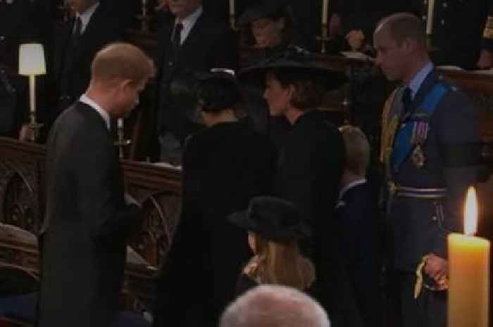 Prince Harry made 'hand flick' gesture during tense moment at Queen's funeral, says body language expert
