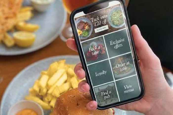 Pub chain launches app with voucher for £20 off food