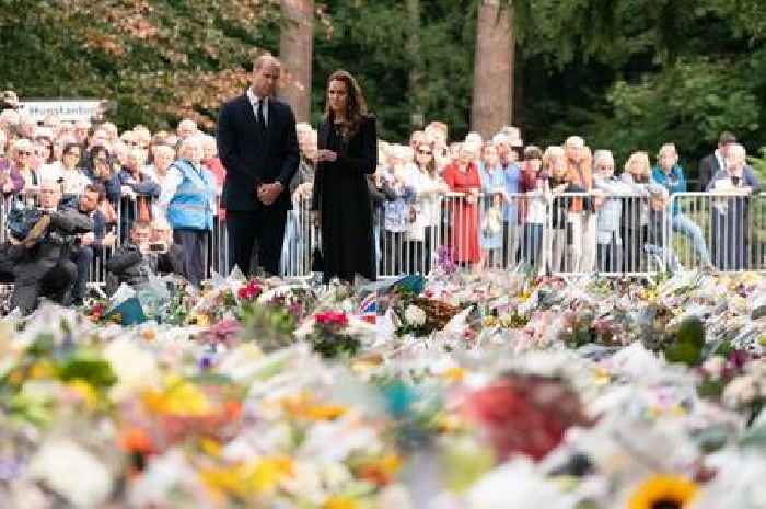 William and Kate say Queen sent sign she was 'looking down on us' after she died