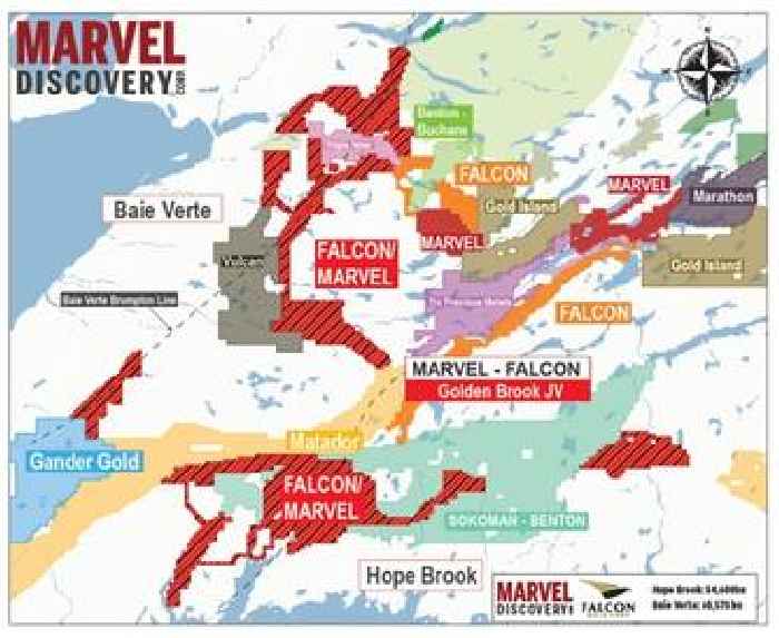 Marvel Provides Exploration Update At Its Hope Brook Project Contiguous To Benton-Sokoman JV, NFLD.
