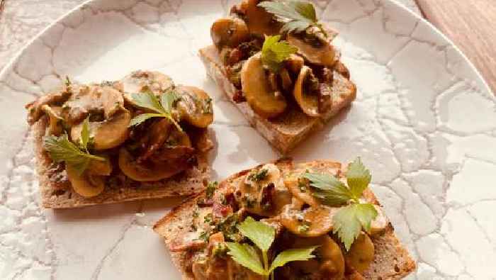 Paula McIntyre’s loaves and the fish: sourdough with mushrooms and plaice with pickled cucumber