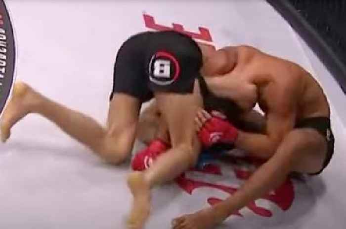 Cage fighter left out cold with eye wide open in brutal Bellator 258 submission