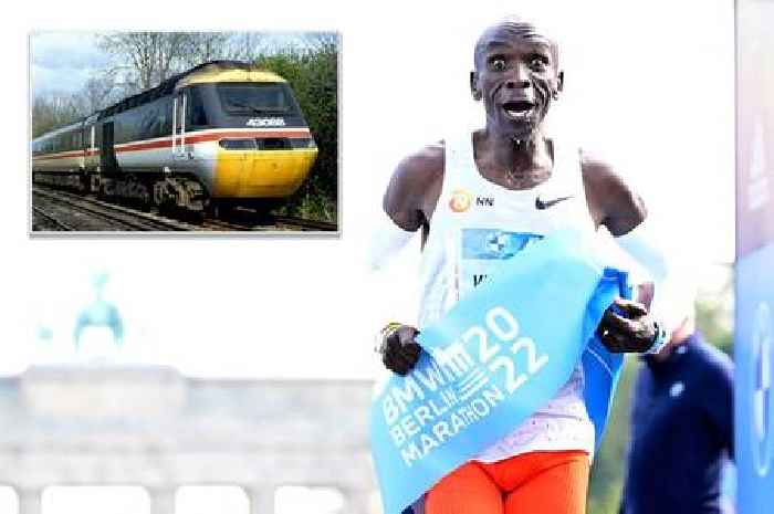 Eliud Kipchoge would out-run train from London to Manchester with new marathon record