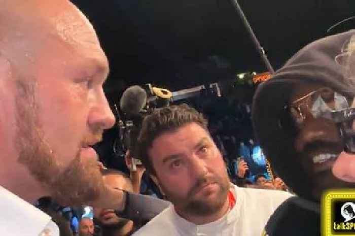Tyson Fury 'shook' as masked Derek Chisora confronts him after Joe Joyce fight