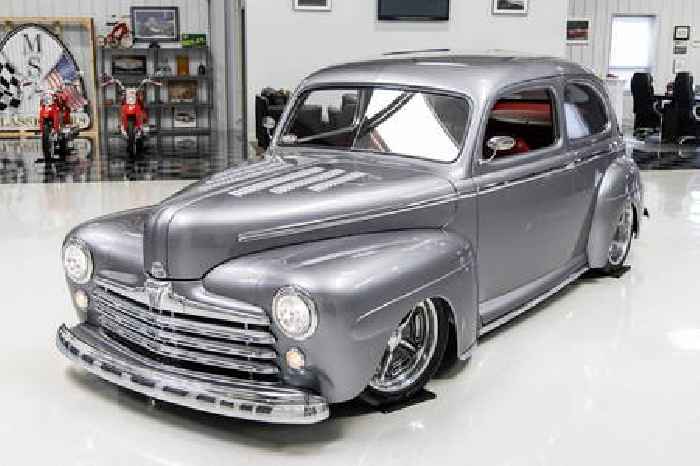 1947 Ford Super Deluxe Packs Ford Racing Surprise Under The Hood, Oozes Restomod Swagger