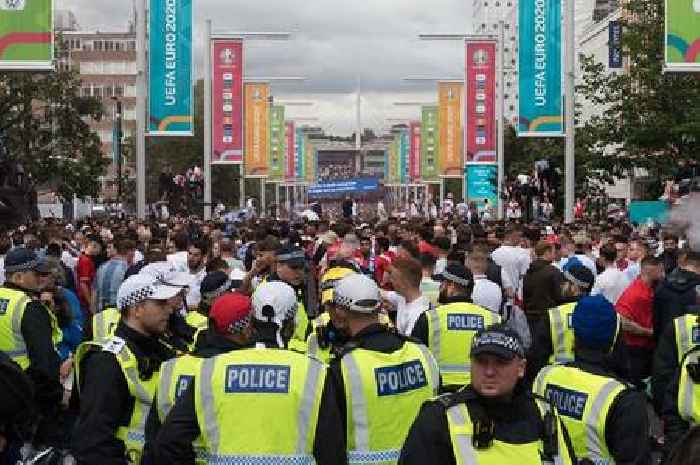 Five taken to hospital and arrests made after Germany fans storm Wembley pub before England game