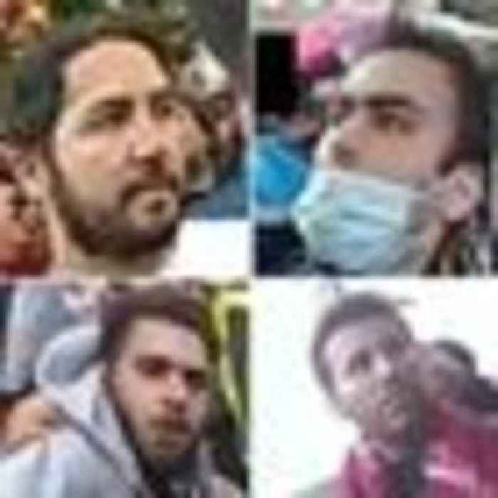 Pictured: Thirteen people police want to find after Iranian embassy protests