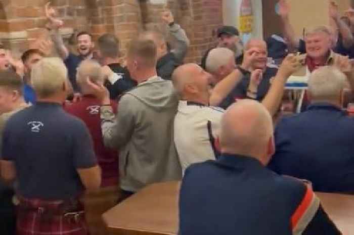 Scotland fans mock England with cheeky chant as they celebrate Nations League promotion