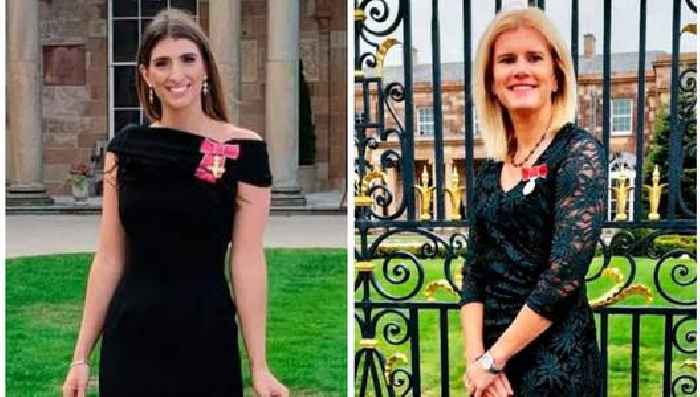 Paralympian Bethany Firth and NI star Julie Nelson receive Queen’s honours at Hillsborough Castle