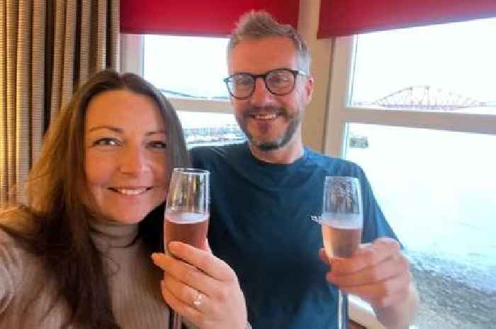 Love is in the air as West Lothian couple get engaged on top of the Forth Bridge