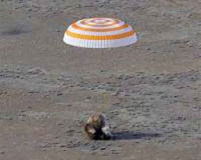 Three Russian cosmonauts return from space station