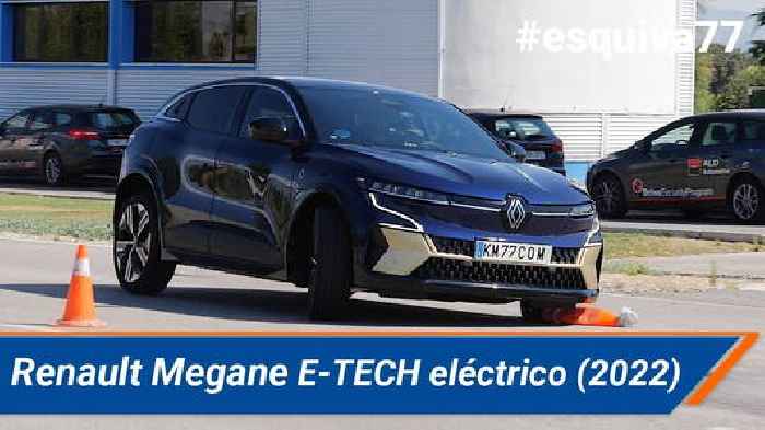 Renault Megane E-Tech Develops an Appetite for Cones During Moose Test