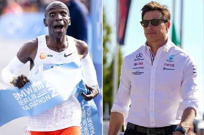 Marathon record holder Eliud Kipchoge's net worth 350 times smaller than Toto Wolff's