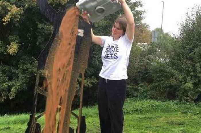 Dad of eco-protestor who poured human faeces over Captain Tom statue 'deeply ashamed'