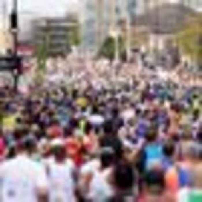 Man, 36, dies after collapsing less than three miles from end of London Marathon