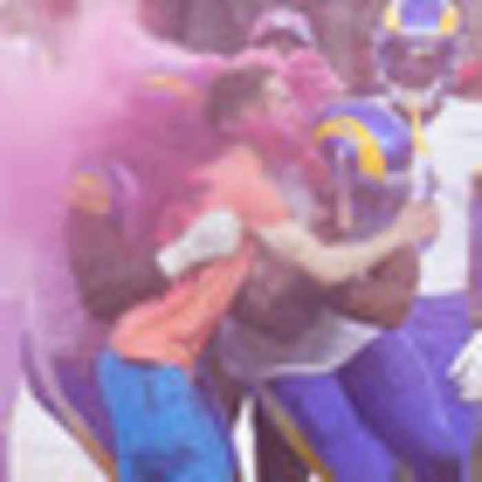 NFL: Los Angeles Rams linebacker flattens protesting streaker